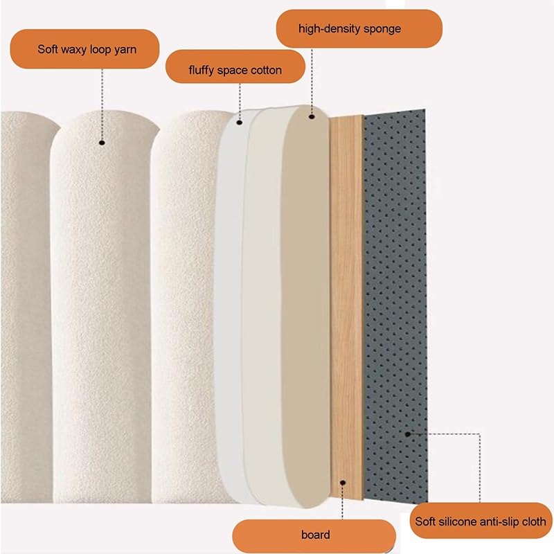 Panneaux muraux rembourrés en fibre superfine, tête de lit, coussin de dossier, support de positionnement pour lit, chaise longue, coussin de lecture, montage mural, tapis mural (gris foncé, 90 x 60