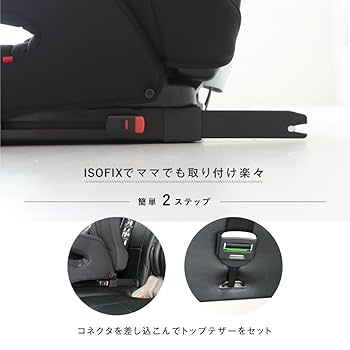 Amazon | PUPPAPUPO ジュニアシート ISOFIX チャイルドシート