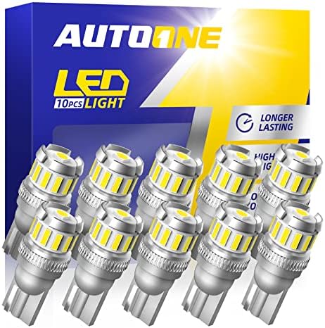 Ruiandsion 2 stks 194 LED Gloeilamp 168 2825 W5W T10 Wedge 12-24V 18SMD 2016 Chipsets LED Vervangende Lampen voor Auto Interieur Dome Kaart Deur Courtesy Kentekenplaatverlichting, Geel Ruiandsion 2 stks 194 LED Gloeilamp 168 2825 W5W T10 Wedge 12-24V 18SMD 2016 Chipsets LED Vervangende Lampen voor Auto Interieur Dome Kaart Deur Courtesy Kentekenplaatverlichting, Geel