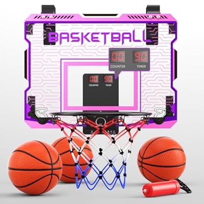 Indoor Mini Basketball Hoop for Kids - Over The...