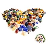 【Satisfacer Sorpresa】 Los coleccionistas adoran profundamente la colorida piedra natural debido a su luz única, forma compacta y colores brillantes. Al mismo tiempo, las piedras de colores se pueden utilizar para realizar juegos, manualidades y decoraciones para satisfacer la curiosidad de los niños, lo cual es muy práctico.