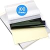 Phomemo M08F Tattoo Transfer Paper, A4 Thermal Tattoo Stencil Paper for Tattooing, Compatible with M08F TP81 TP83 TP88 A886 A887 Tattoo Printer, 100 pcs