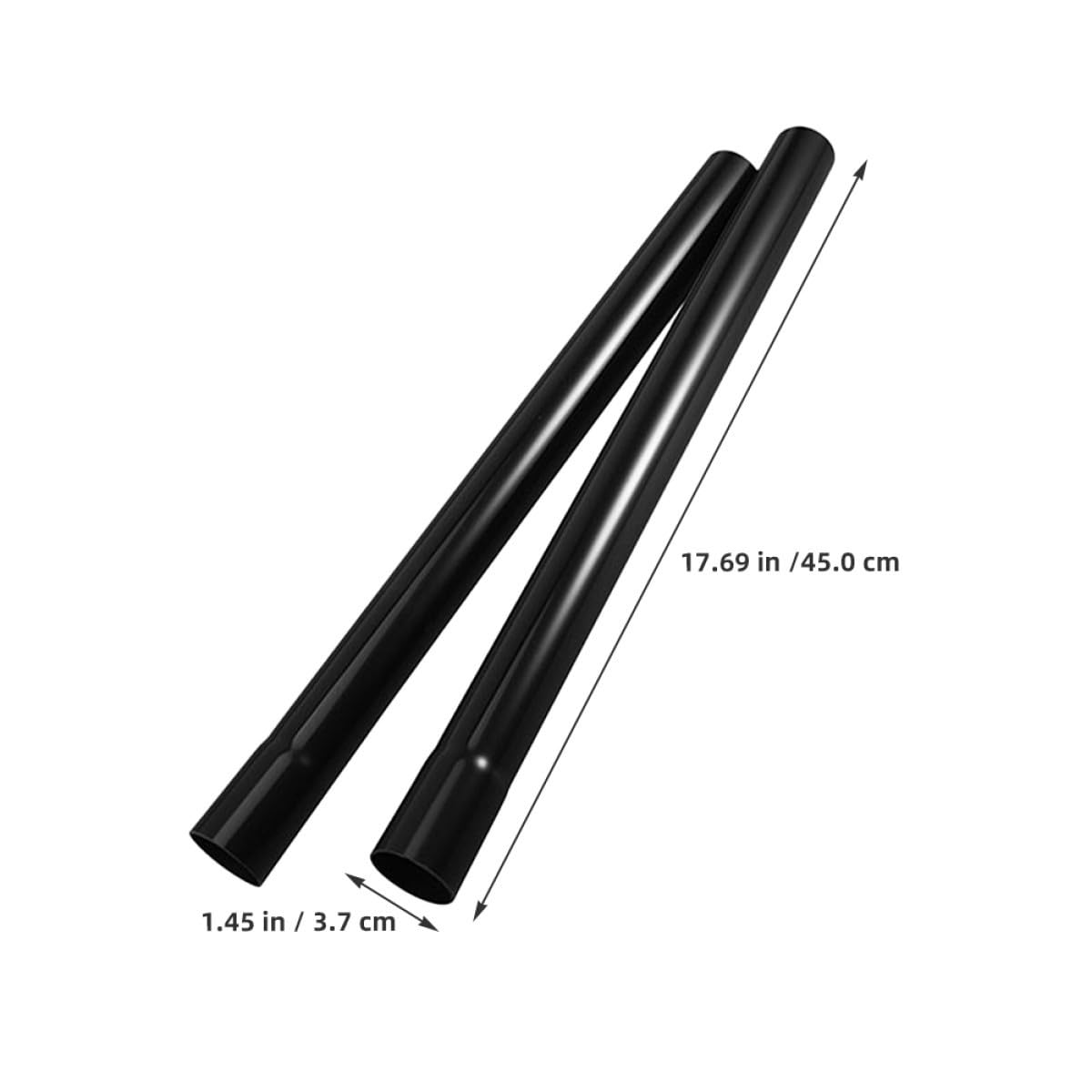 Tubo de repuesto para aspiradora, 31 mm, conexión al vacío, 4 piezas, tubo de extensión de plástico, 45 cm de longitud, para aspiradora en seco y húmedo con mango largo