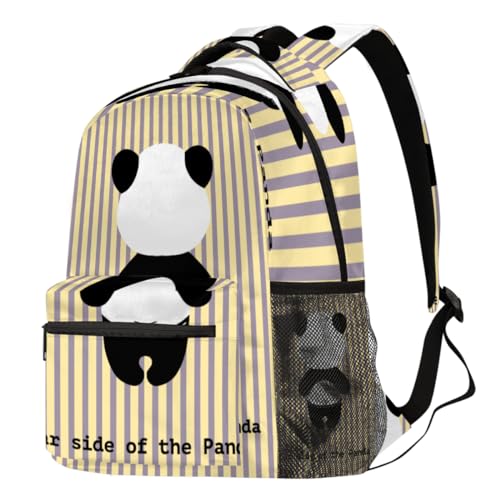 Sac à dos d'école et voyage panda pour ordinateur et randonnée