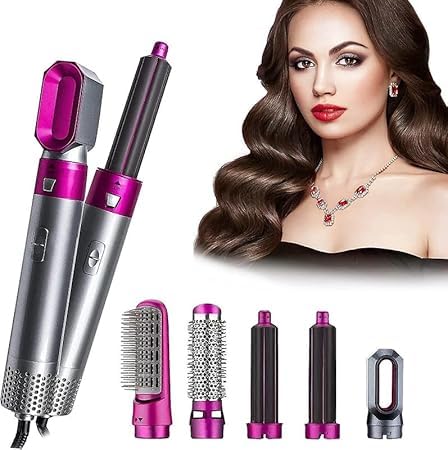 Image of Drumstone Pro(FIRST TIME EVER 𝐖𝐢𝐭𝐡 𝟏𝟐 𝐘𝐞𝐚𝐫𝐬 𝐖𝐚𝐫𝐫𝐚𝐧𝐭𝐲) Hot Air Brush, 5 in 1 Hair Dryer hot air Brush Styler, Detachable Hair Styler Electric Hair Dryer Brush for All Hairstyle