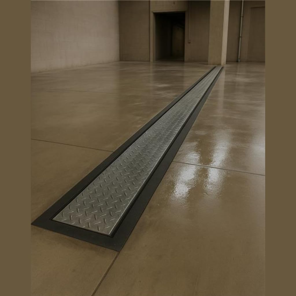 Selleton T-Strip Rubber Molding – 25 ft x 2 in | Rice Lake | Tough Pit Barrier for Industrial Scales