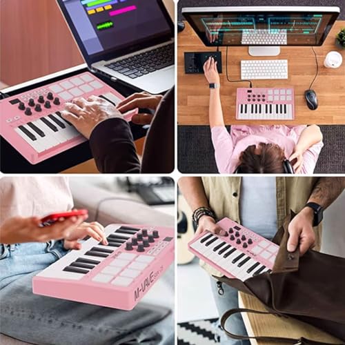 Wrtsqle MIDI コントローラー USB キーボード MIDI コントローラー MIDIキーボード コントローラー 25キーUSB MIDIキーボードコントローラ の商品画像 8