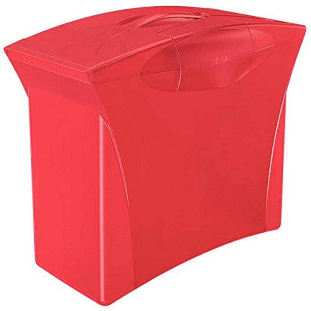 ESSELTE EUROPOST archivio portatile per cartelle sospese - contiene 5 cartelle - Rosso VIVIDA - 623964