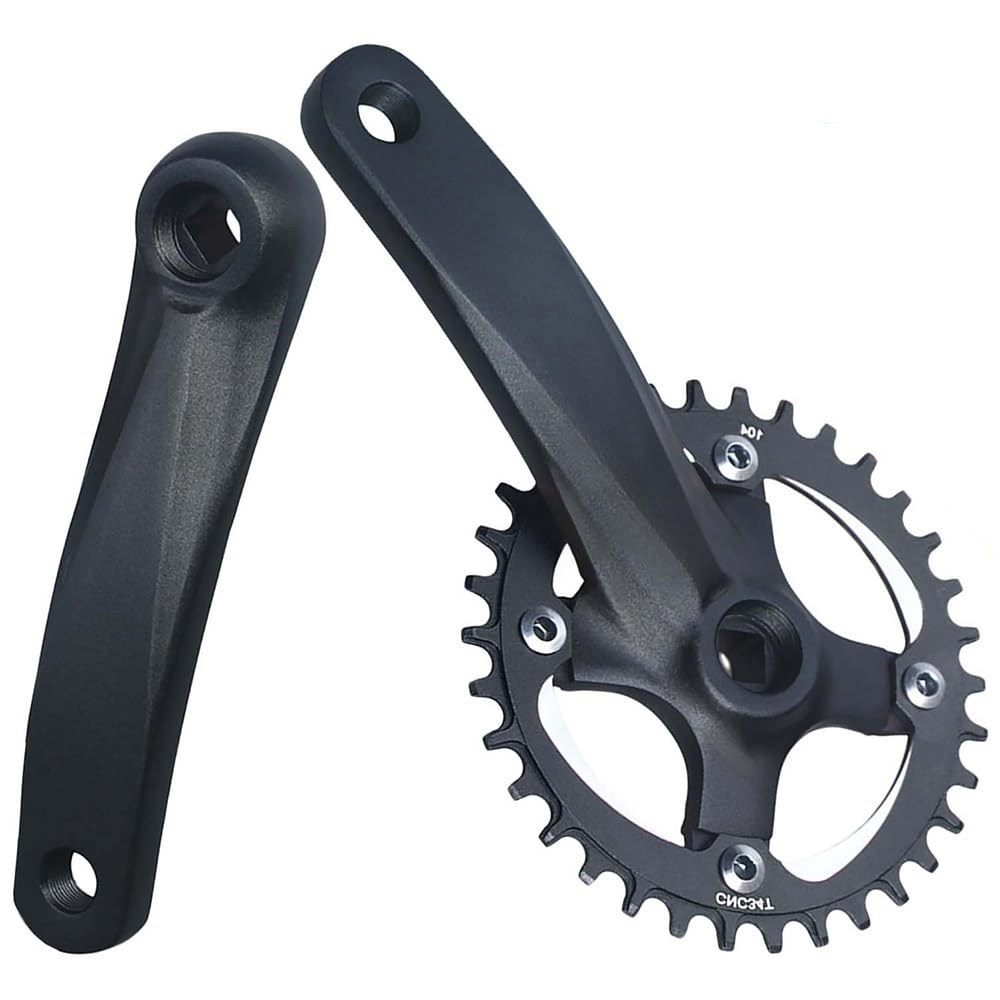 Guarnitura Bici da Strada 152/165/170mm Pedivelle Quadrato Stretta Larga Corona 30/32/34/36/38/40/42T 8/9/10/11s Manovella MTB Bici Pieghevoli