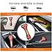 Kriture Car Safety Hammer 2 Pack, Window Glass Breaker and Seat Belt Cutter, 2-in-1 Emergency Auto Car Escape Tool, Life Rescue Tools Kit