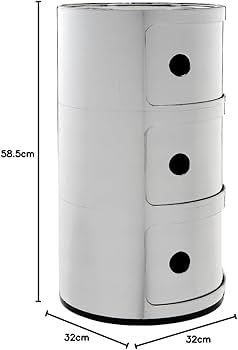 Amazon|Kartell コンポニビリ3 クローム φ32/H58.5cm SFNT-K5967-XX Amazon|Kartell コンポニビリ3 クローム φ32/H58.5cm SFNT-K5967-XX