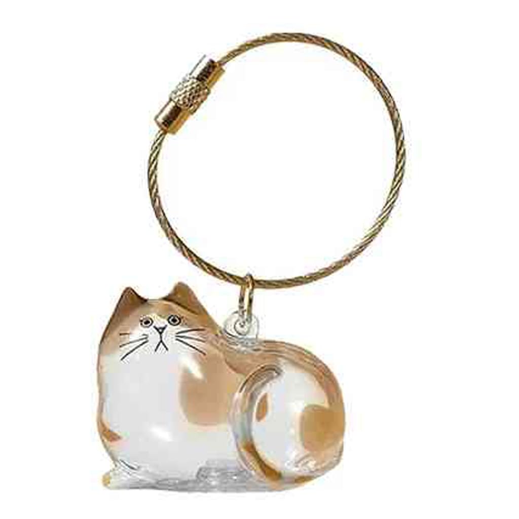 Amazon | ねこけだま 猫毛玉入れ 6個 容器 猫 (三毛, 1, 個) | SORERUN