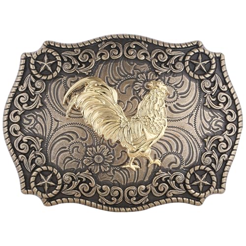 Hebillas de cinturón para mujeres y hombres vaqueros con diseño Longhorn Bull duraderas
