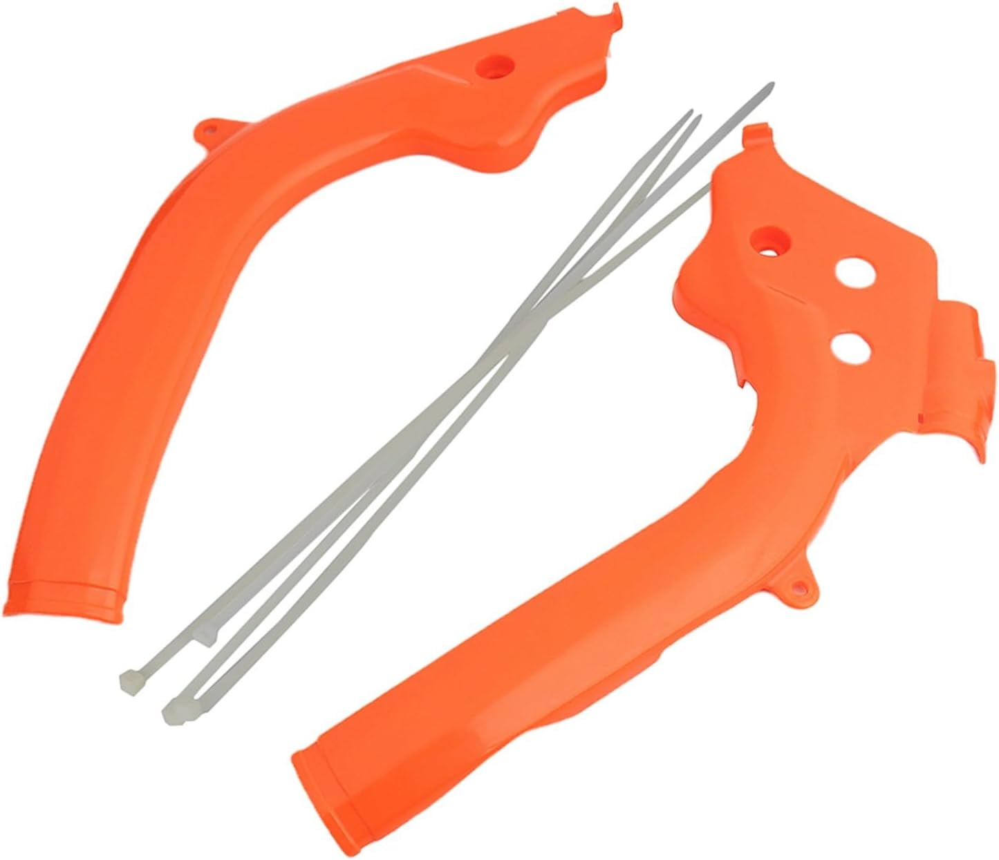 Compatible With SX SXF XC XCF XCW EXC EXCF TE FE TX FX 125 150 250 300 350 450 Motorcycle Frame Guards Protection 17-18(Orange)