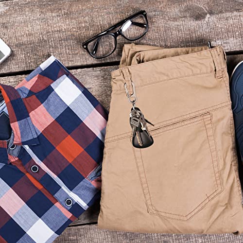 Image of Tibitdeer Titanium Key Chain, Multifunctional Carabiner Keychain Heavy Duty Car Keychain Organizer for Men and Women
