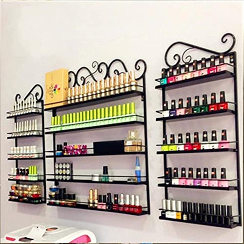 Rehomy Wand-Nagellack-Organizer, 5 Ebenen, Nagellack, Regal, für 100 Flaschen, Nagellack/ätherische Öle – Bild 7