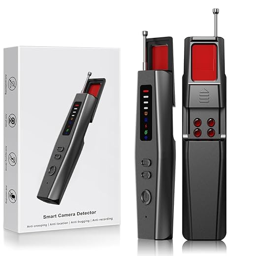 Upgraded Hidden Camera Detector -GPS Tracker Detector, Anti-Spy Detector, Bug Detector Electronic Sweeper for Hotels, Travel, Home & Office