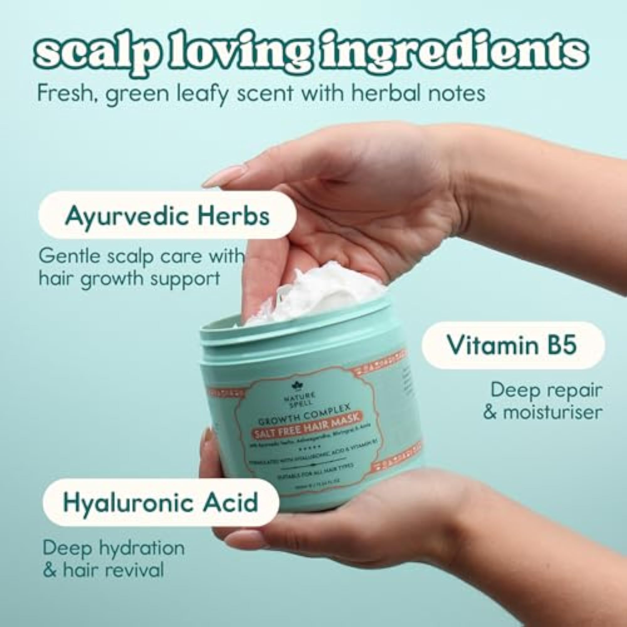 Hair Growth Mask, Deep Conditioner for Dry and Damaged Hair