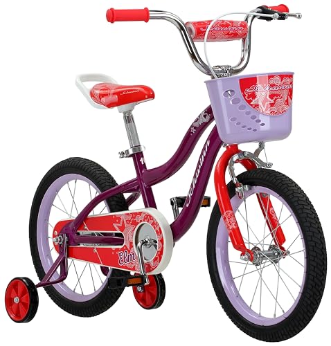 Schwinn Elm and Koen Bike or Balance Bike, 12-18 Inch Bike for Kids Ages 2-13, Black, Blue, Red, Teal, Pink or Purple, SmartStart Ergonomic Design, Adjustable Seat Grows with Child, Training Bicycle