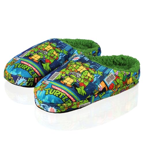 Hyp Teenage Mutant Ninja Turtles Slippers Adult Scuff Sllide Slipper Socks 1 Pair (Large/X-Large)