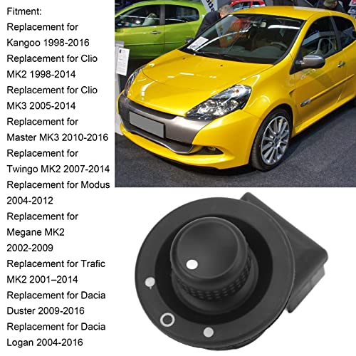 Bouton de Réglage de Rétroviseur Aramox Haute Résistance - Commutateur Fluide OE 8200002442A Master