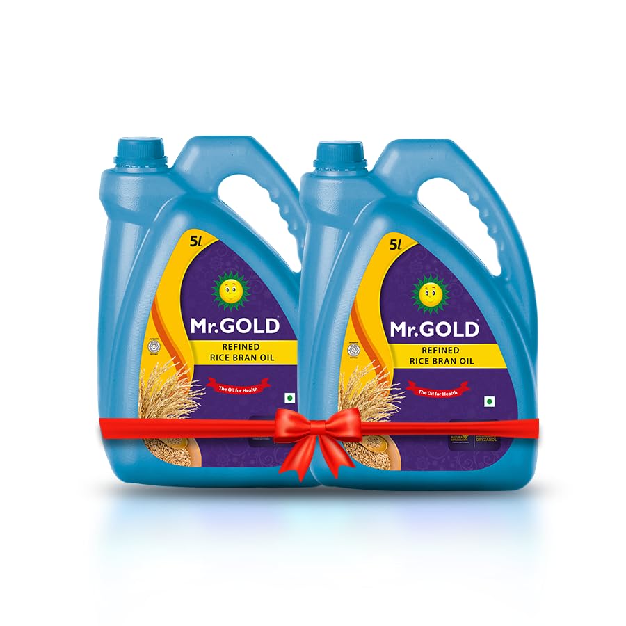 MR. GOLD Refined Rice Bran Oil Can 5L, Set Of 2 Total 10L (B0CBX5P8JT) Amazon Price History, Amazon Price Tracker