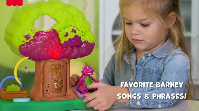 Amazon.com: Barney World Preschool Toy Lights & Sounds Treehouse