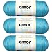 Bulk Buy: Caron Simply Soft Brites Yarn (3-Pack) Blue Mint H9700B-9608
