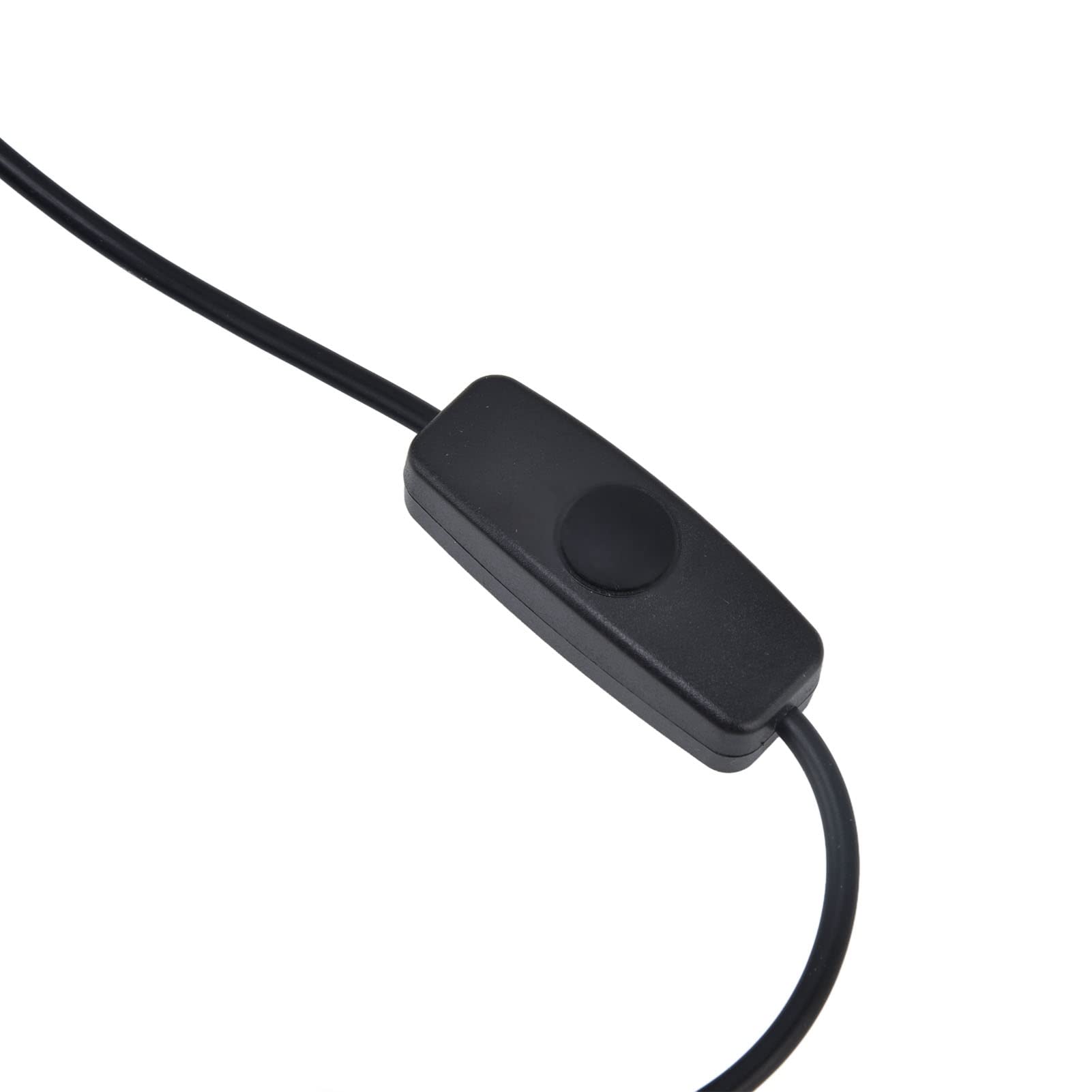 Luz de gabinete LED redonda regulable alimentada por USB, pequeña lámpara bajo gabinete para armarios y vitrinas, cuerpo de aluminio con cable de 2 m para salas de exposición y (Una arrastra nueve)