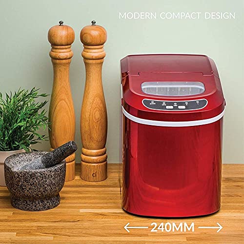 Ice Cube Maker Ice Maker Counter Top Eismaschine | Produziert Eiswürfel | 8 Minuten Eisherstellung | Kompakt und tragbar – Bild 6