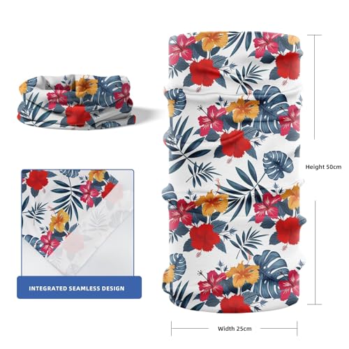 Floral Pattern Cooling Neck Gaiter Face Mask Lightweight Sun Protection Bandana Multifunctional Outdoor Headwear2