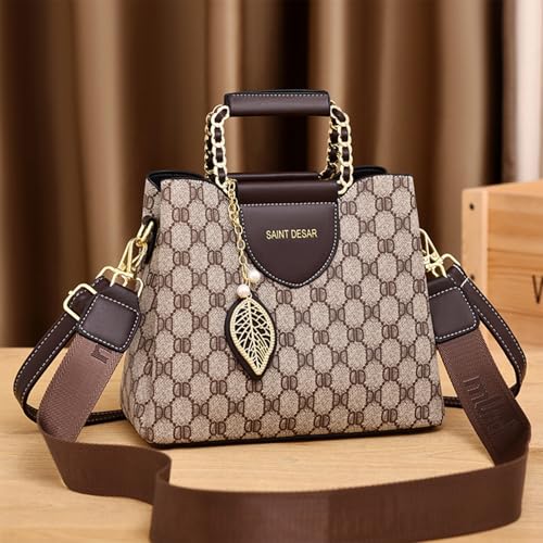 Bolso elegante cruzado para mujer de cuero PU miniatura 3