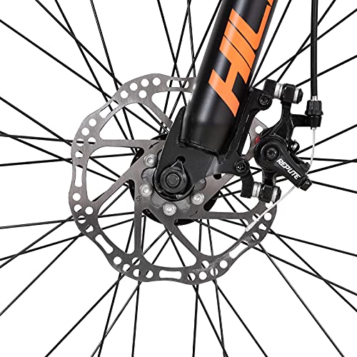 Hiland 29 Zoll Mountainbike MTB 21 Gang Geschwindigkeiten mit 483mm Stahlrahmen Scheibenbremse Federgabel Shimano-Schaltwerk für Herren und Damen – Bild 6