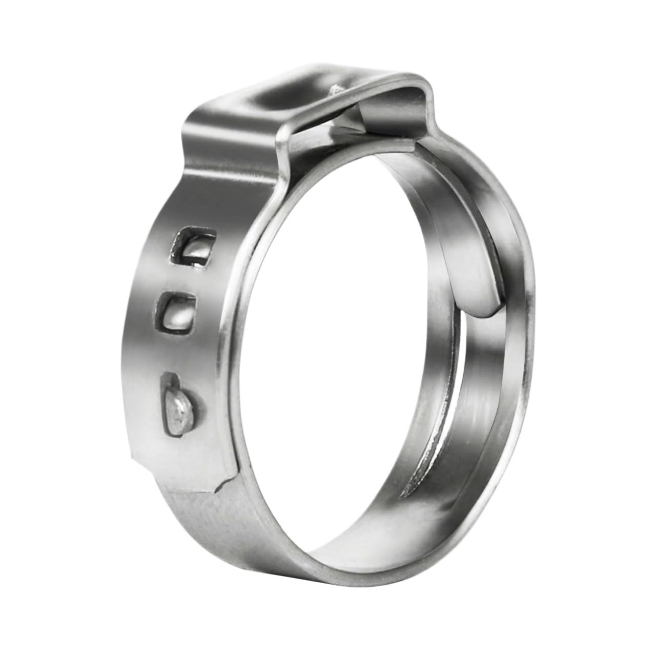 60 szt. 3/8 cala PEX Cinch Clamps Rings 304 ze stali nierdzewnej Pojedyncze ucho zacisk węża PEX Rura Rura 13,3 mm