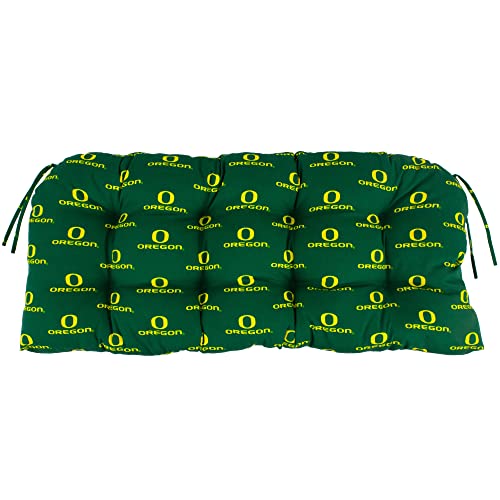 Image of College Covers Everything Comfy Oregon Ducks Indoor Outdoor Settee Loveseat Bench Cushions