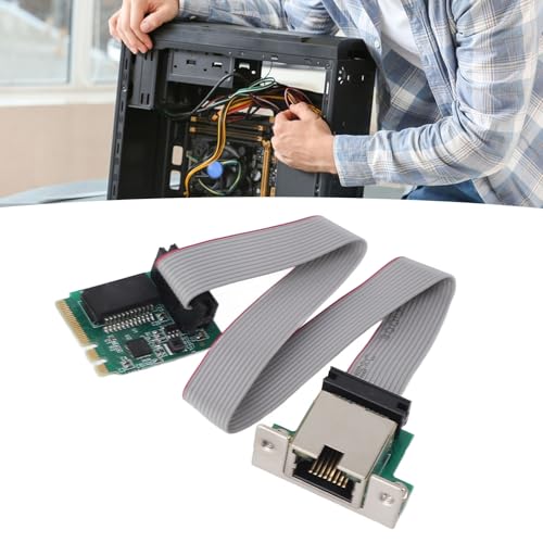 Yosoo Health Gear Tarjeta de Red Ethernet Gigabit M.2, Puerto RJ45 1000Mbps Chip RTL8111H para PC de Escritorio miniatura 3