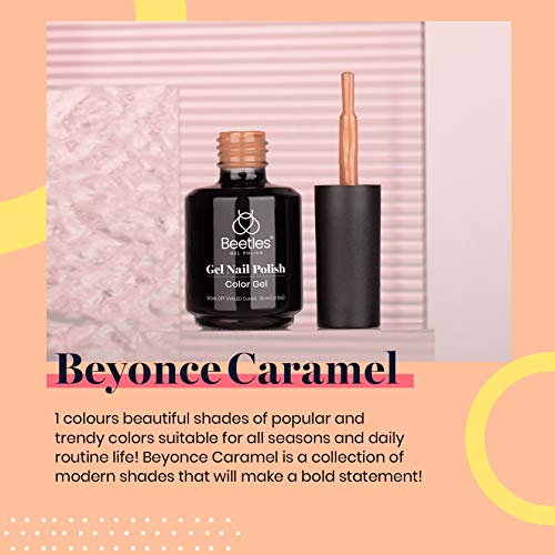 Beetles Gel Nail Polish, 1Pcs 15Ml Beyonce Caramel Color Soak Off Gel Polish Nail Art Manicure Salon Diy Nail Lamp Gel Nail Design Decoration At Home #TOP1