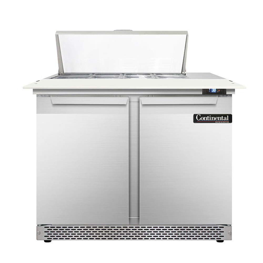 DL36-8C-FB Designer Line Sandwich Unit by Continental Refrigerator – Commercial Grade