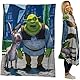 Franco DreamWorks Shrek Orge Bedding Superweicher Plüsch-Überwurf, 116,8 x 152,4 cm, offizielles Lizenzprodukt, Sammlerstücke