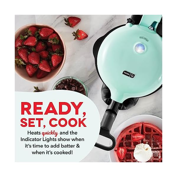 DASH-Flip-Belgian-Waffle-Maker-With-Non-Stick-Coating-for-Individual-1-Thick-Waffles–Aqua DASH-Flip-Belgian-Waffle-Maker-With-Non-Stick-Coating-for-Individual-1-Thick-Waffles–Aqua