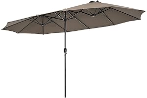 15Ft Double-Sided Patio Umbrella