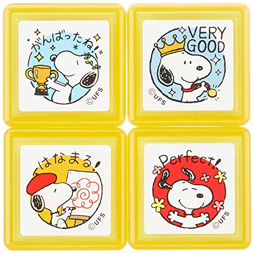 こどものかお スヌーピー評価印セットW がんばったね 2231-001