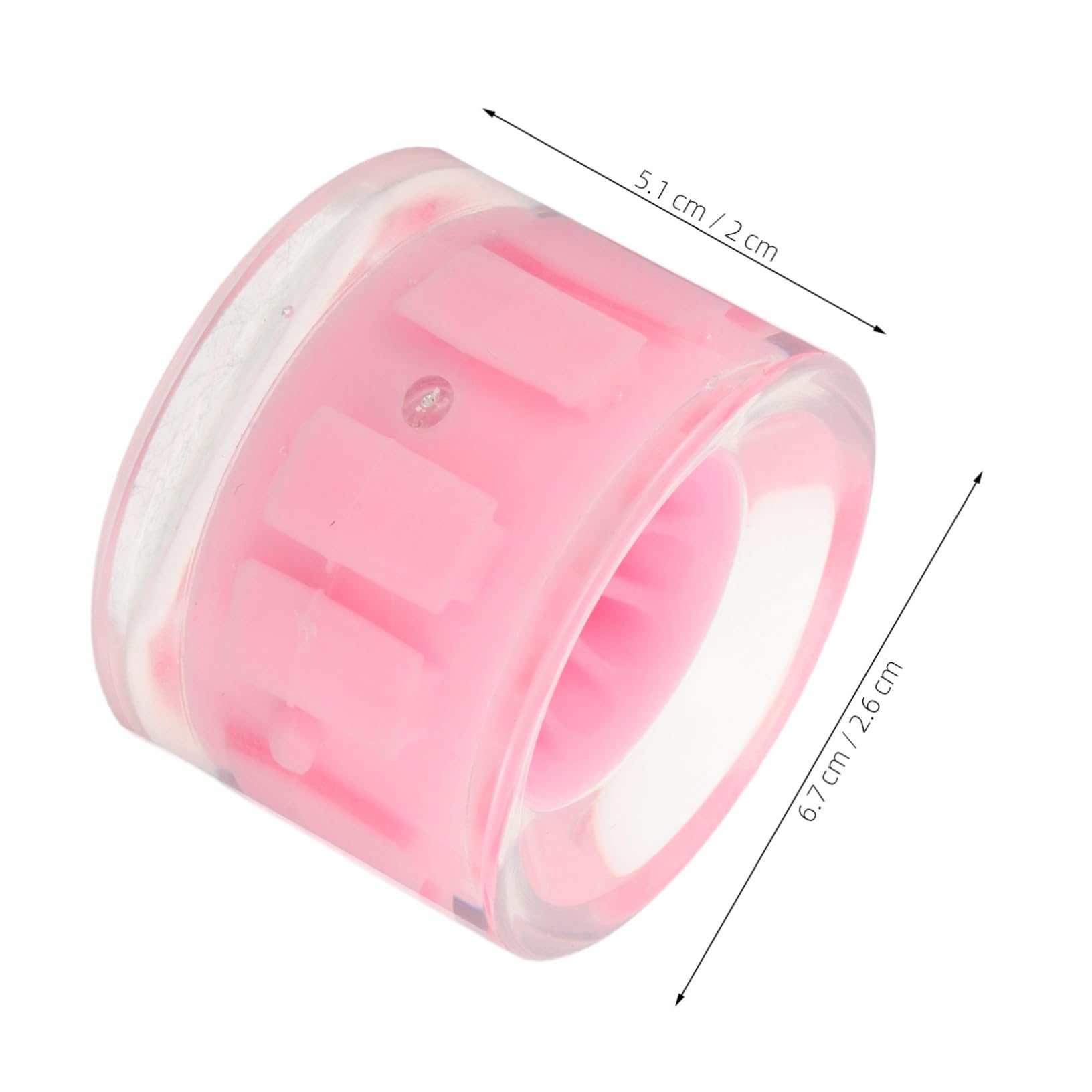 Didiseaon Ruedas de Longboard Luces Intermitentes 4piezas Rosa PU