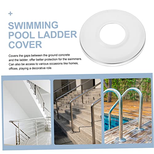 Cubiertas decorativas de barandilla para escalera de piscina 2 unidades miniatura 4