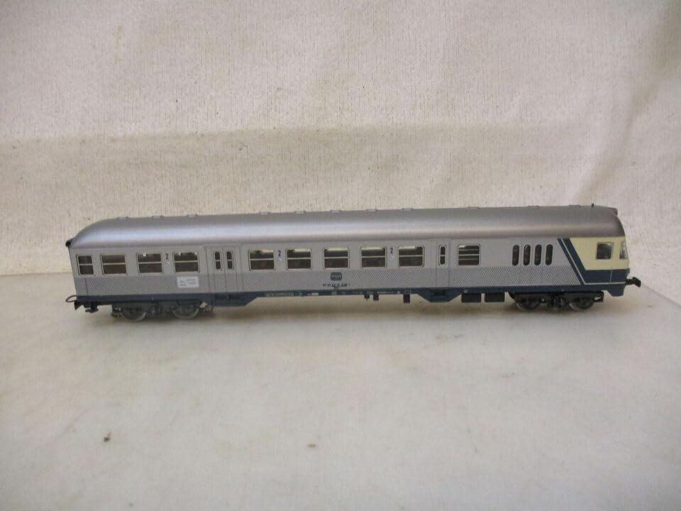 MARKLIN HO DB Long Express Control-Cabin SILBERLING Coach 4160 Lighted