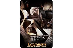 Labyrinth Vintage Movie Poster Metal Tin Sign