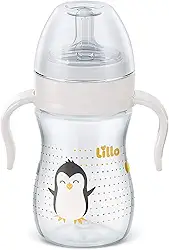 Lillo Mamadeira Super Evolution Primeiros Passos com Alças 240 ml - Neutra, Lillo, Branco