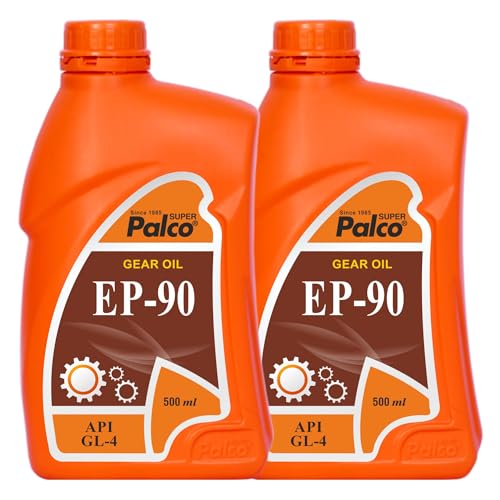 Image of PALCO EP 90 Extreme Pressure Gear Oil for Gear Box 500ml (Pack 2) | API GL 4 Gear Oil for Cars, Buses & Trucks High Performance Heavy-Duty for Smooth Transmissions, Superior Protection