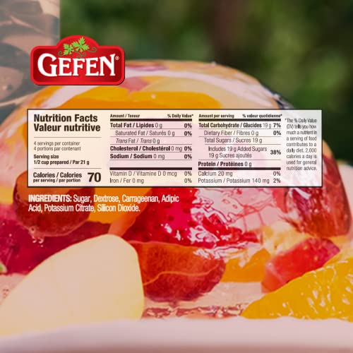 Gefen Clear Unflavored Jell Dessert, 3Oz (4 Pack) | Fish Free & Meat Free thumb #2