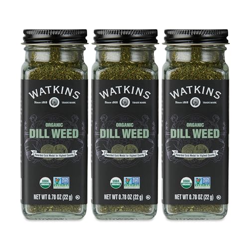 Image of Watkins Organic Dill Weed, 0.78 Ounce, Pack of 3